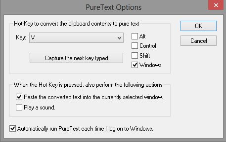 windows shortcut paste without formatting