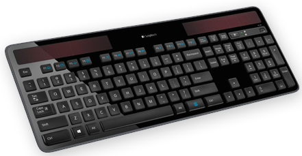 Logitech wireless solar keyboard k750