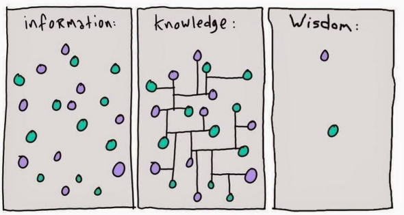 Information, knowledge, wisdom