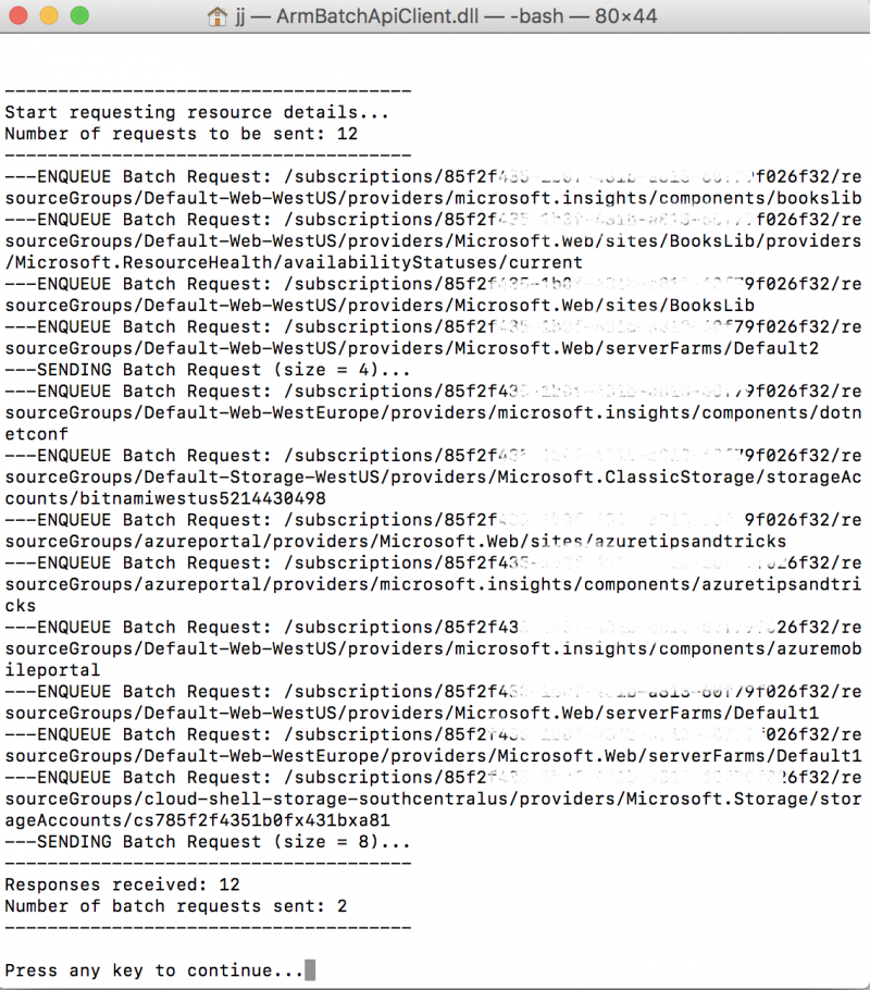 Batch requests with 0.5s randomness