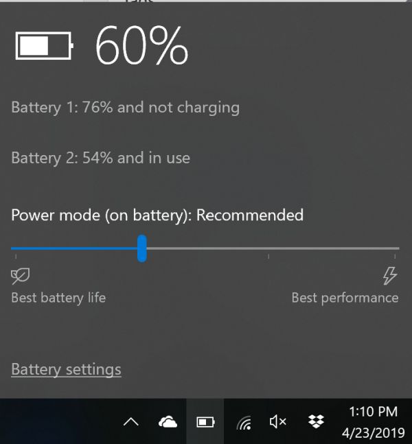 Solution for missing battery icon on Surface Book running Windows 10 ...