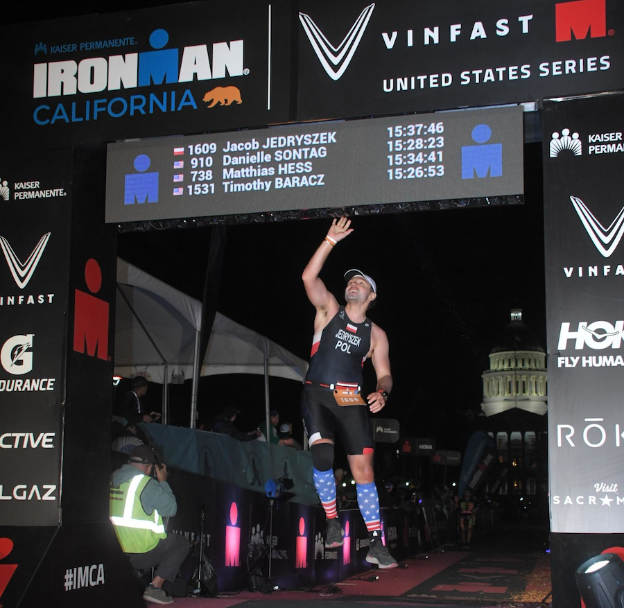Ironman California finish line