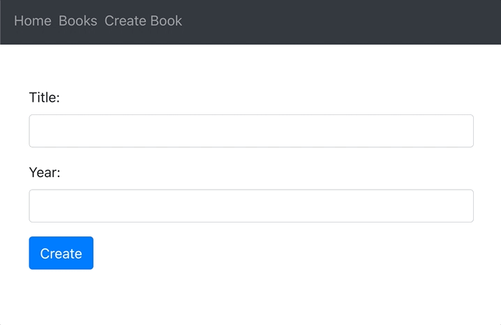 Create book UI in React
